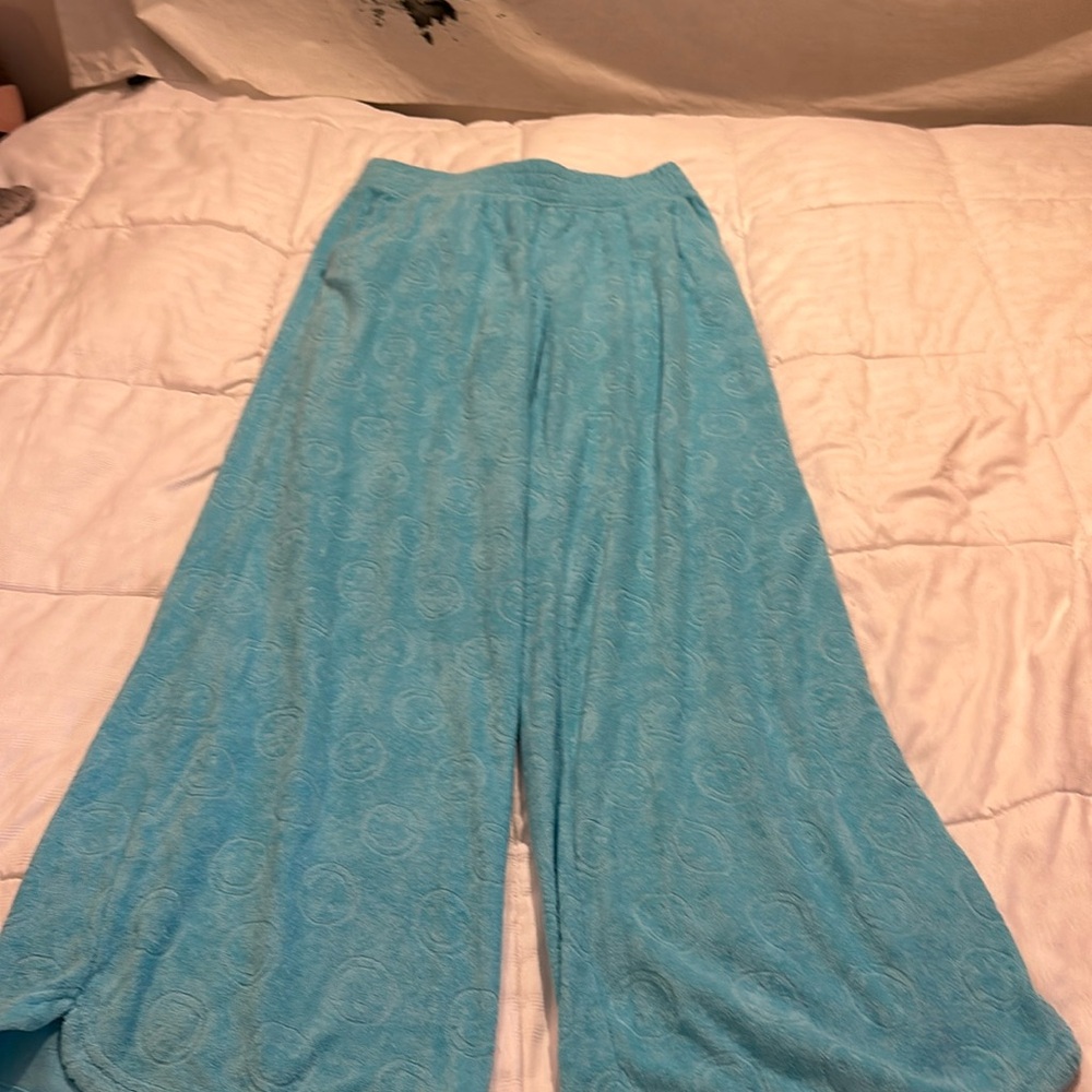 Blue Smiley Face Pants, Size: S